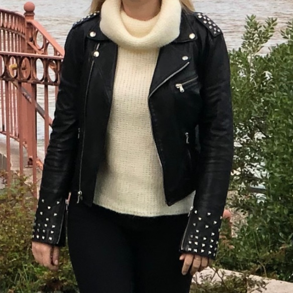 Real leather jacket